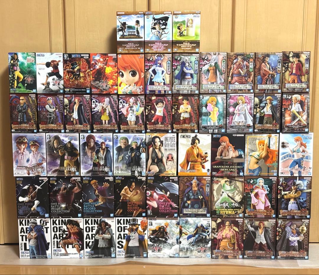 【新品未開封】ワンピース　フィギュア　52点　まとめ売り ワンピースフィギュアセット（バラ売り可） ワンピース フィギュア