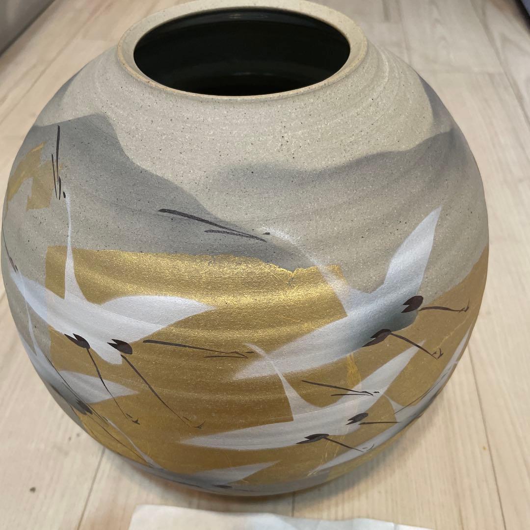 九谷焼 光陽花瓶 山田登陽志作 - メルカリ