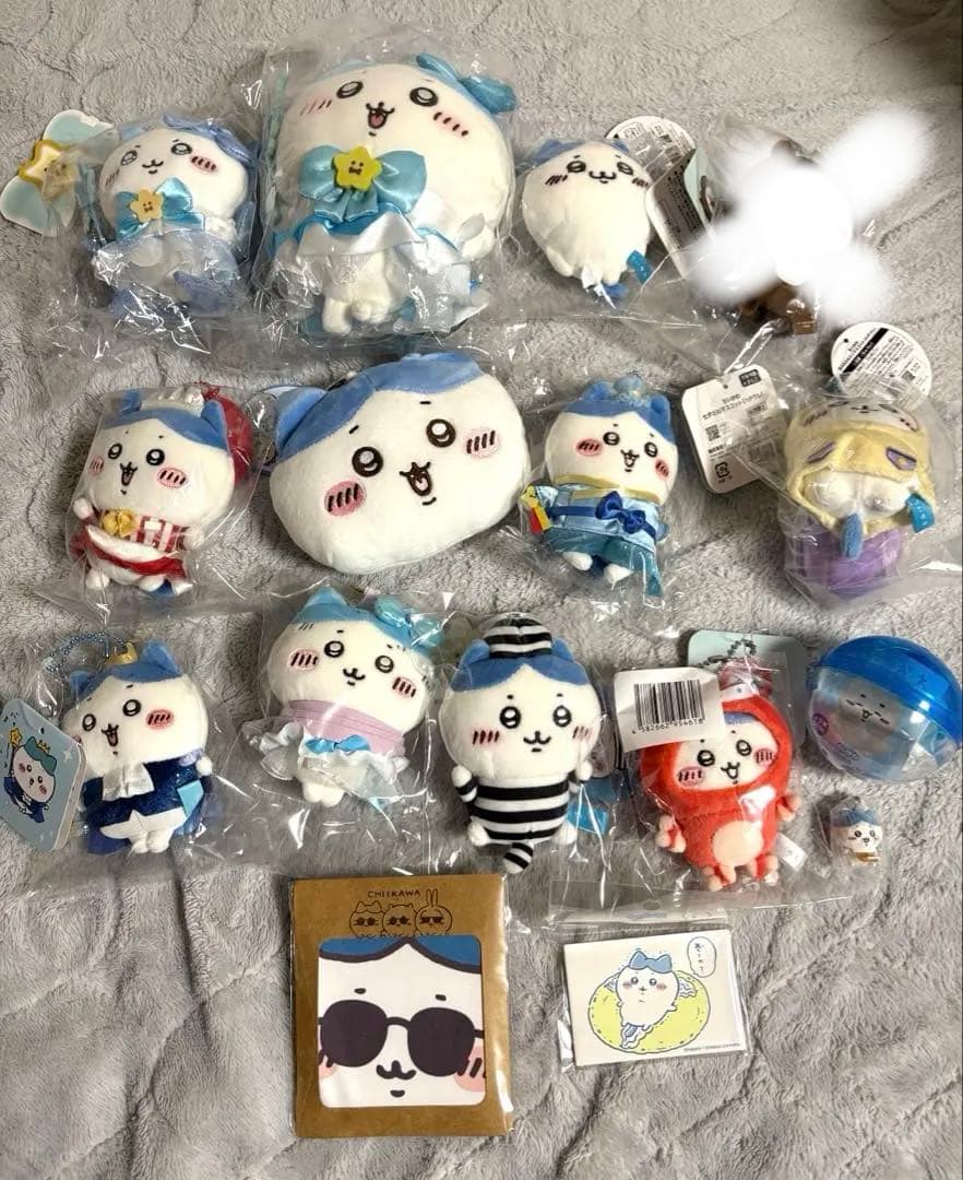 ちいかわ　まとめ売り　ハチワレ　モモンガ　くりまんじゅう　レア品 BANDAI - ちいかわ めじるしアクセサリー2 ハチワレ くりまんじゅう