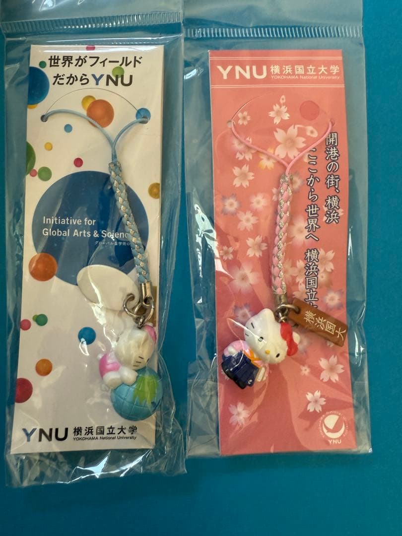 横浜国立大学ハローキティ ストラップセット YNU 横浜国立大学ハローキティ ストラップセット YNU - メルカリ