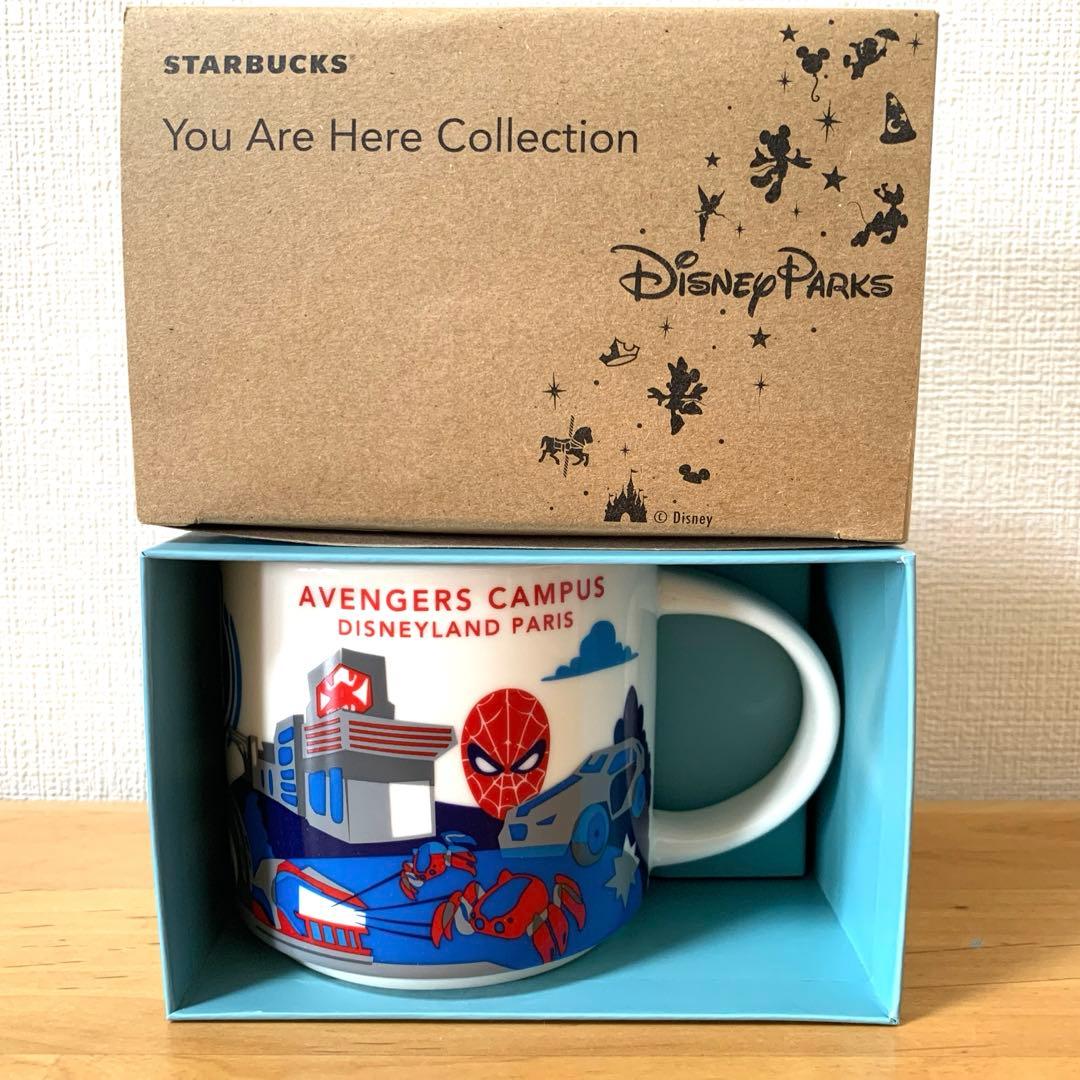 スタバマグカップ・アベンジャーズキャンパス・ディズニーランドパリ