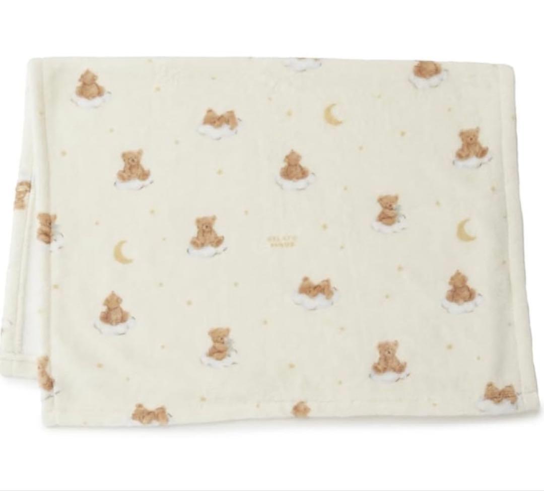 希少♡ジェラピケ♡【BABY】 dreamy bear柄 毛布 ジェラート ピケ キッズ＆ベビー GELATO PIQUE KIDS & BABY 【販路限定