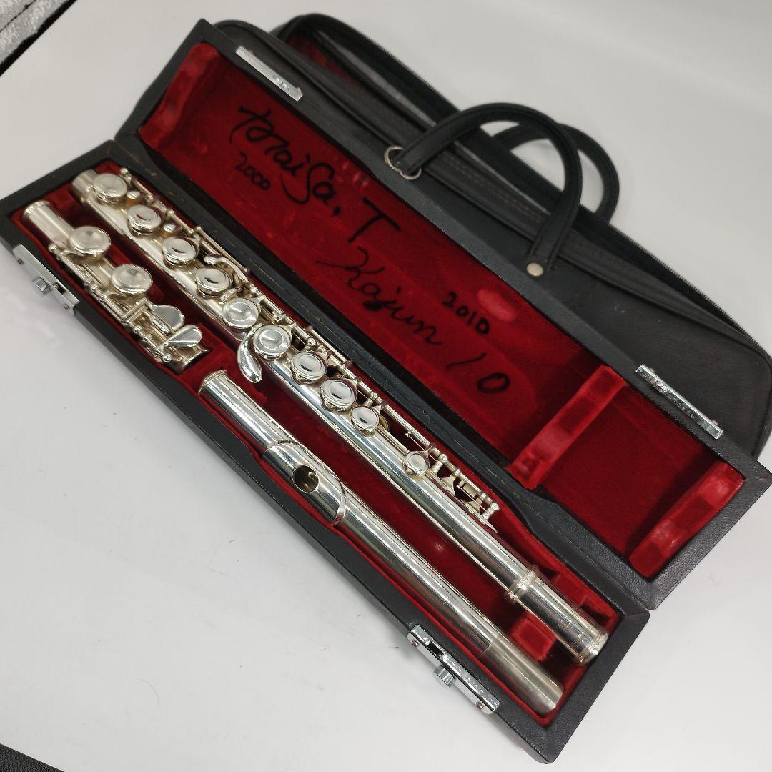 Pearl PF-521 フルート flute Pearl PF-521 Silver-plated Flute *Silver Lip-plate *Split-E *Made