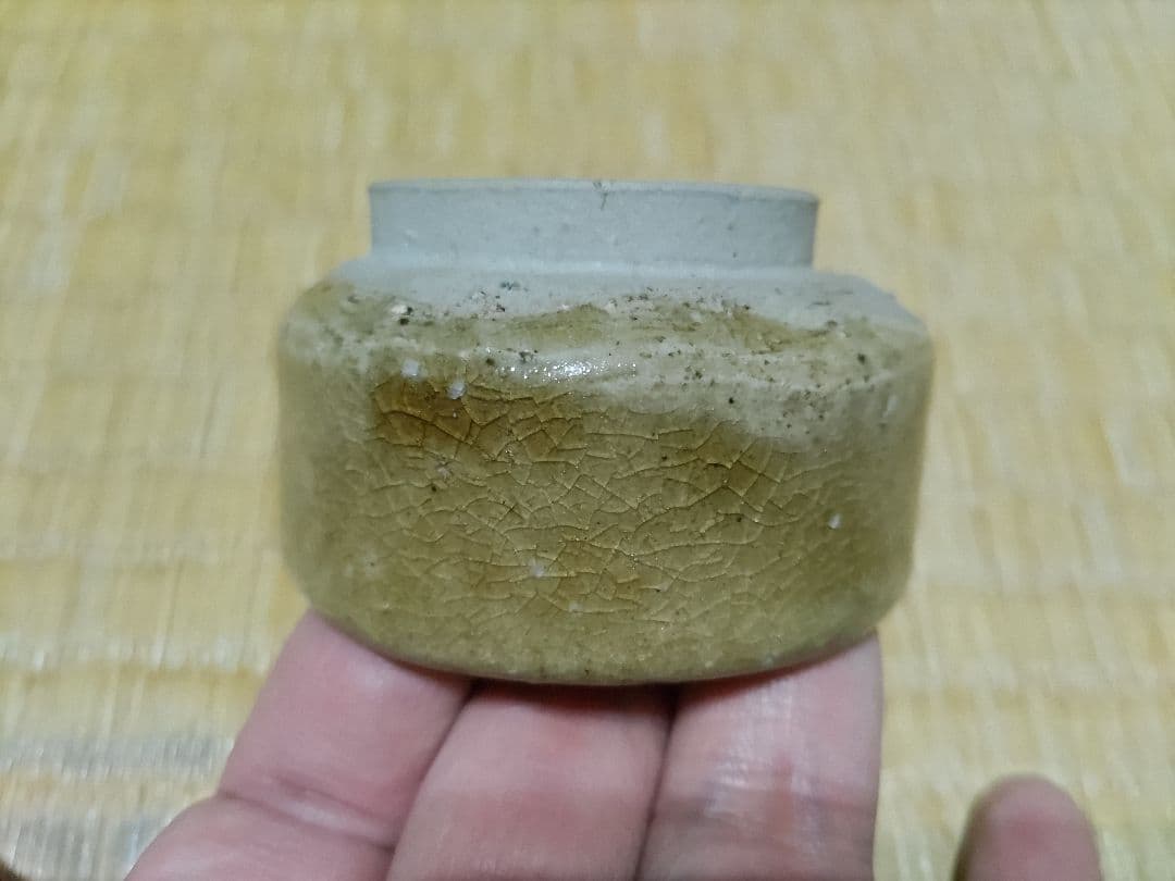 平安 東福寺 盆栽鉢 豆鉢 酒盃 京焼 珍品！ 無傷完品 角印 初代東福寺