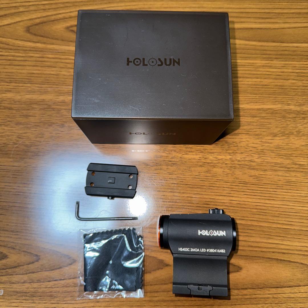 実物 ホロサン HOLOSUN HS403C 2MOA ドットサイト - メルカリ