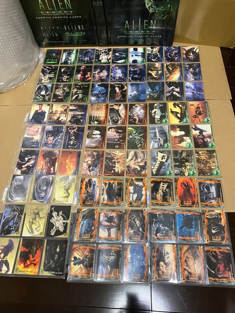 当時物 エイリアン トレーディングカード バインダーレアカード含む155