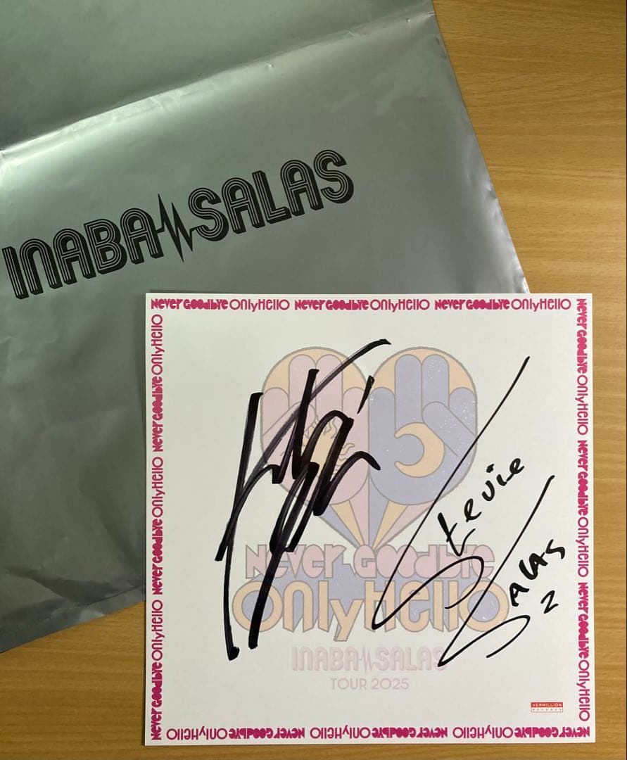 INABA/SALAS サイン色紙 限定 稲葉浩志 サラス イナサラ B'z - メルカリ
