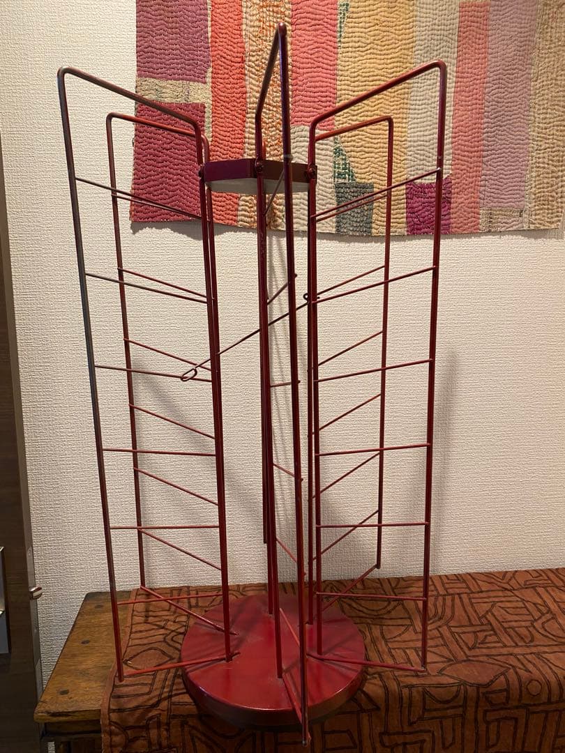 什器　回転ラック1台 古道具 什器 回転ラック1台 古道具