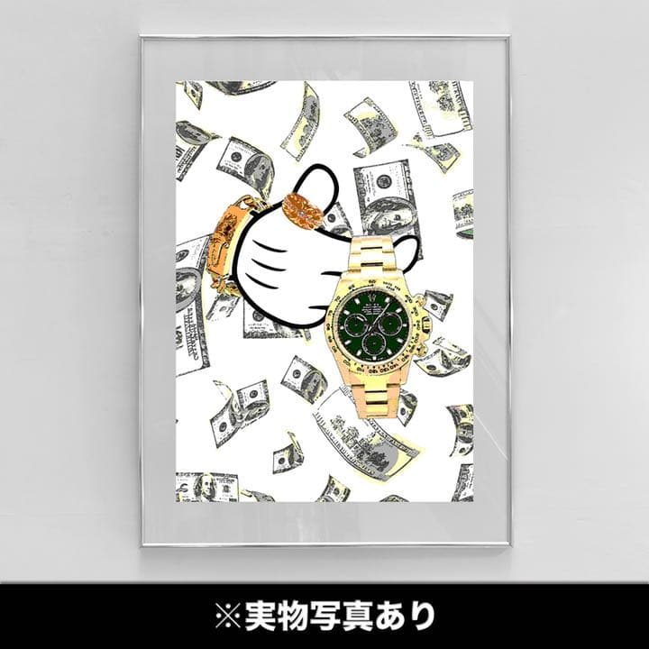 ロレックス デイトナゴールド クロムハーツ オマージュアート ポスター