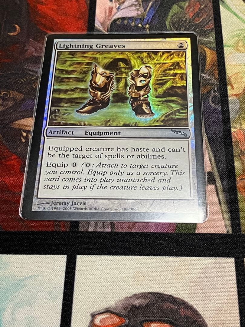 MTG 稲妻のすね当て 初版 英語版 foil - メルカリ