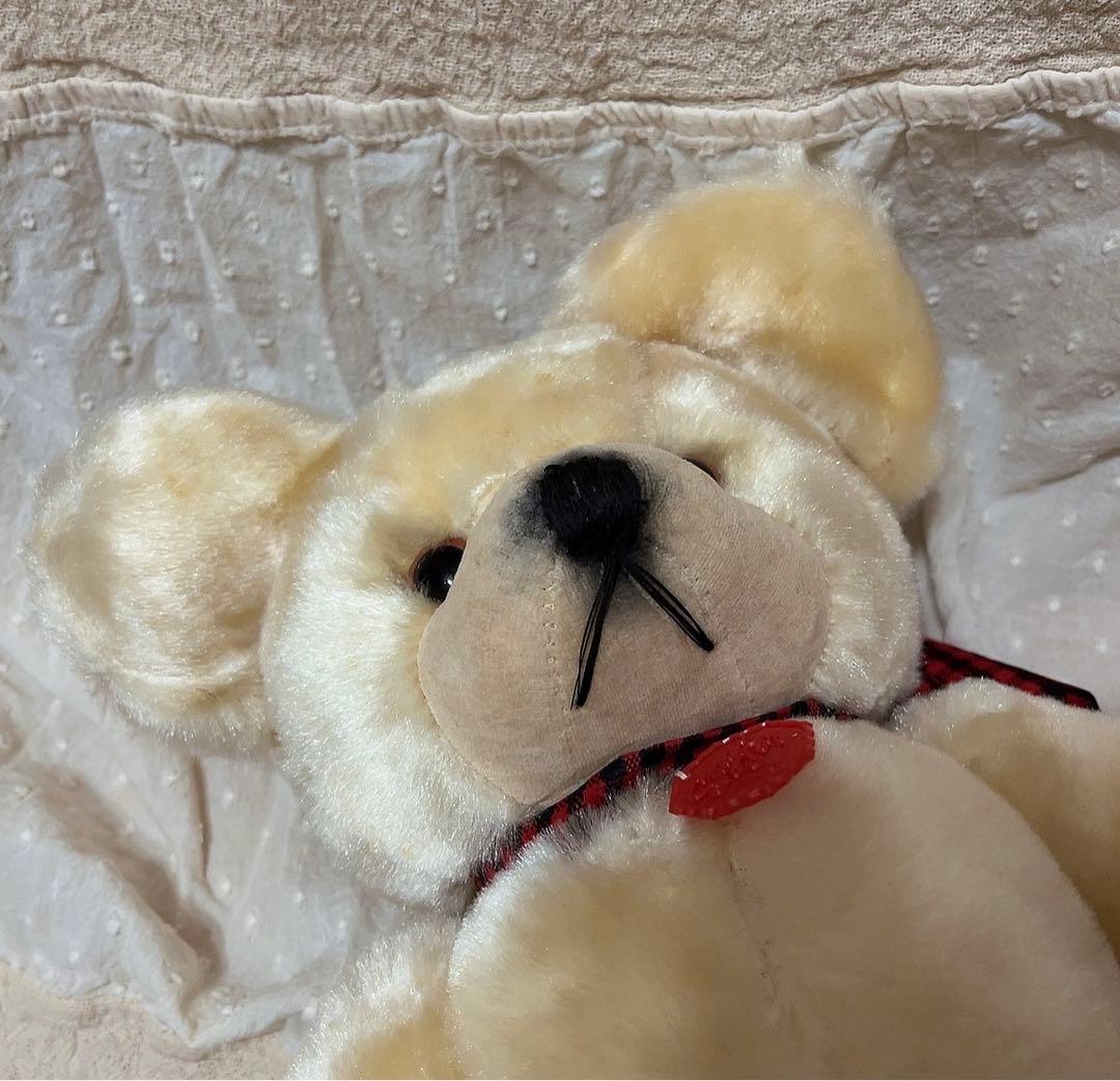 箱付き 当時物 昭和レトロ ぬいぐるみ くま 人形 テディベア レトロ