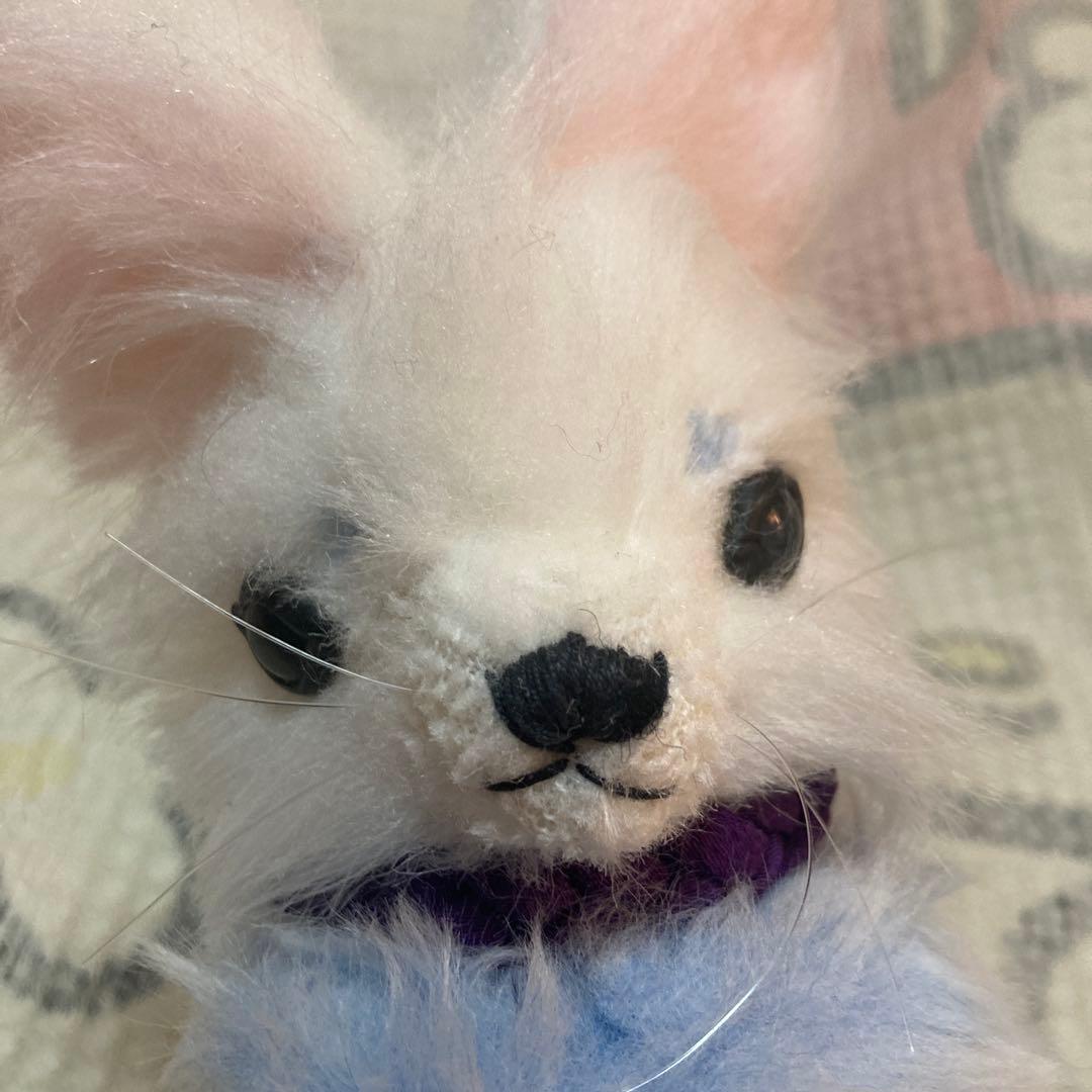 お稲荷様 白狐 アートドール ぬいぐるみ作家 作家名不明 ぬいぐるみ