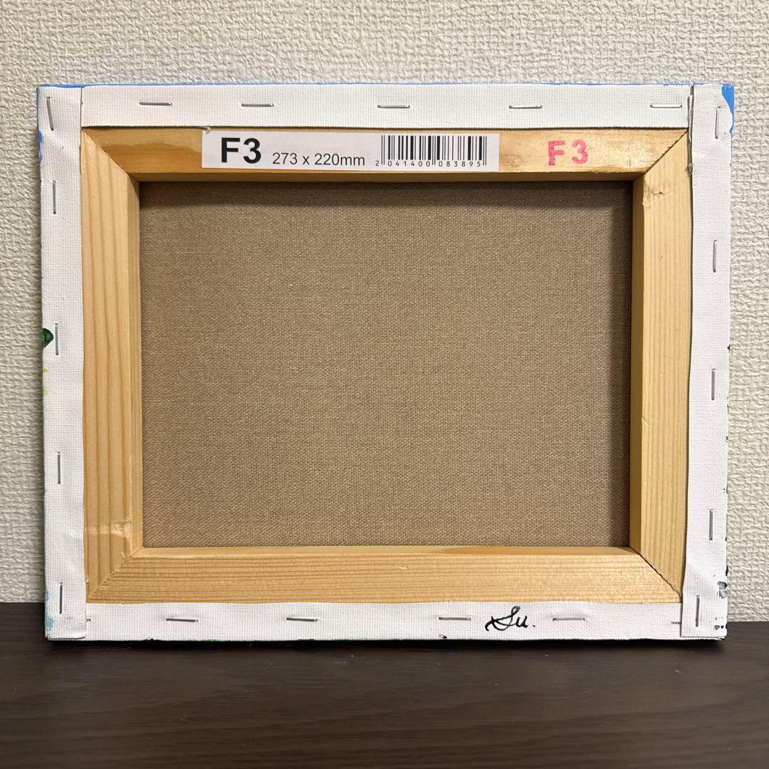 絵画 原画 風景画 肉筆 キャンバス F3 『教会と春 ヨーロッパ』 - メルカリ