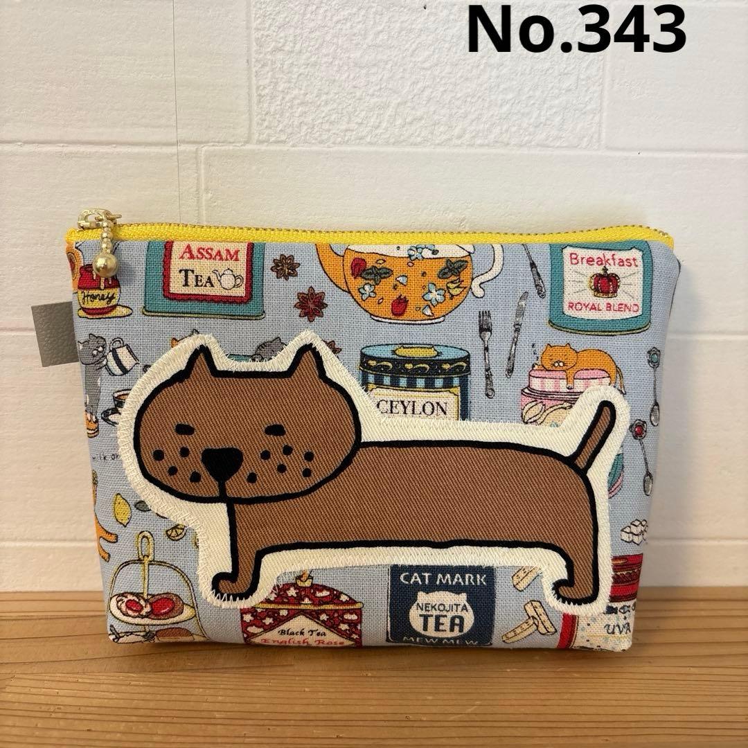 感謝価格 SALE 猫柄 16cmファスナーポーチ 人気 ハンドメイド - メルカリ