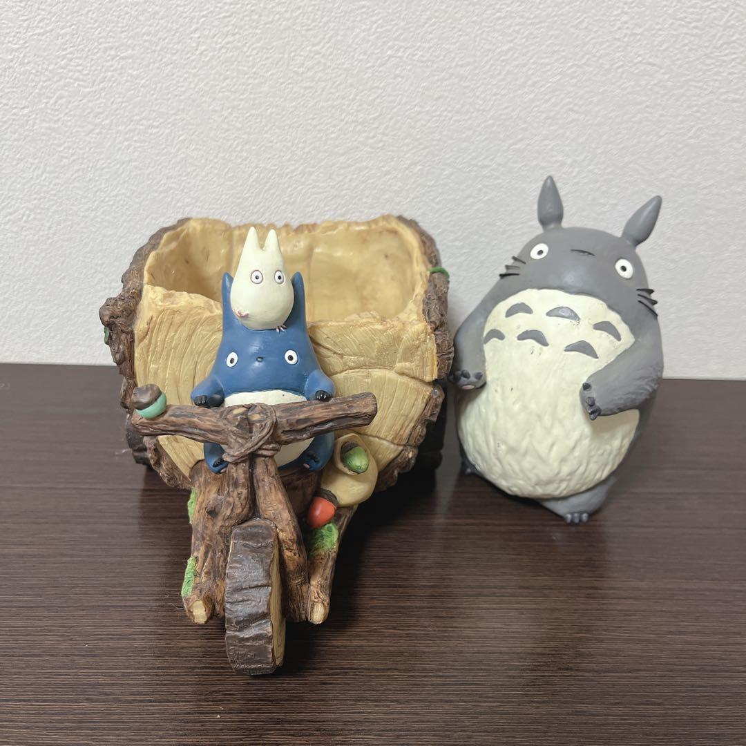 廃盤品 となりのトトロ ガーデニングプランター 森の三輪車 フィギュア