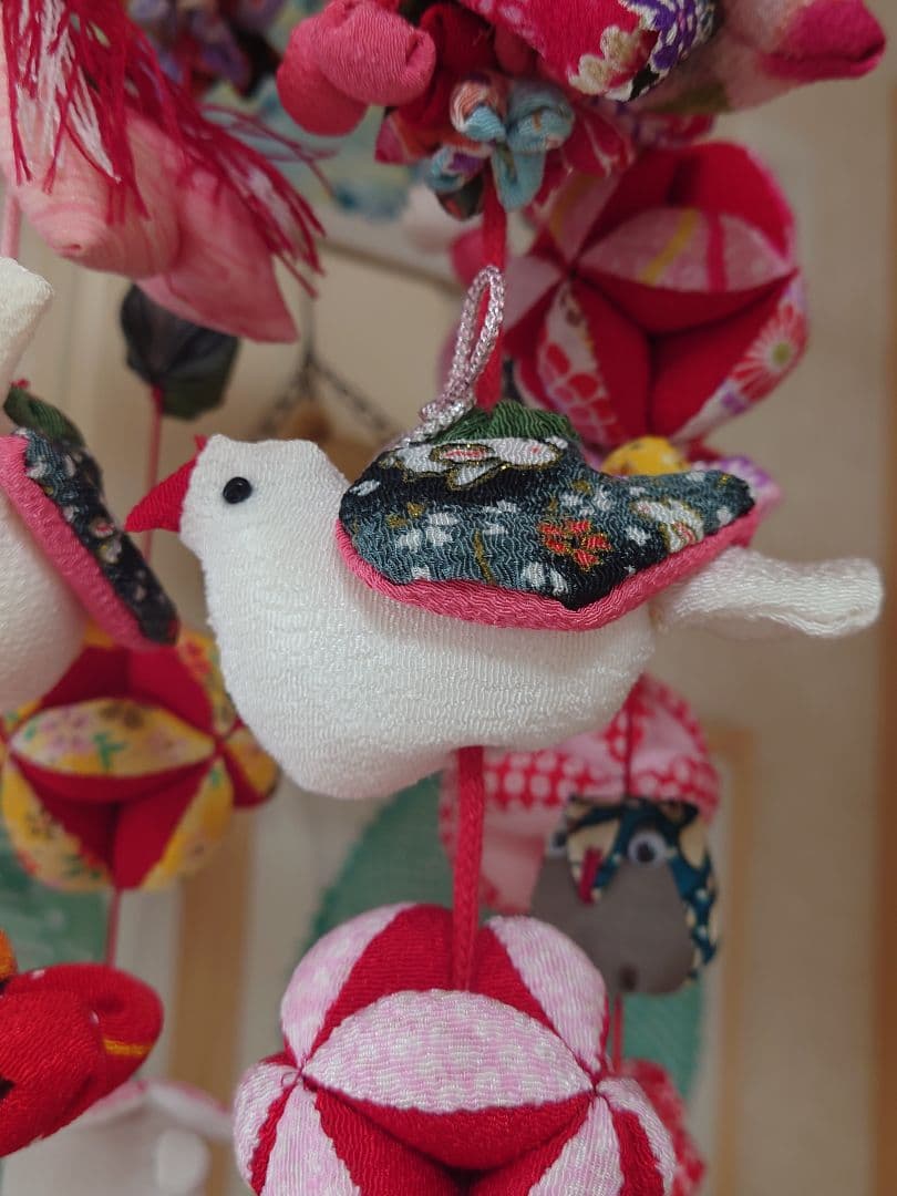 極美品 ハンドメイドひでばあちゃん作の縁起物のつるし雛 No.2