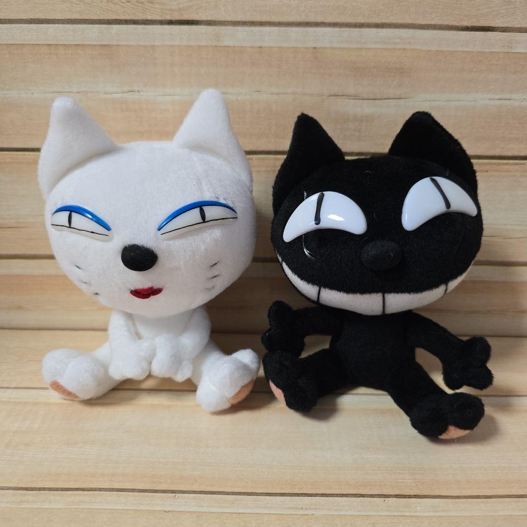 クロネコヤマト ヤマト運輸 白黒猫ぬいぐるみ 2体セット 約10cm - メルカリ