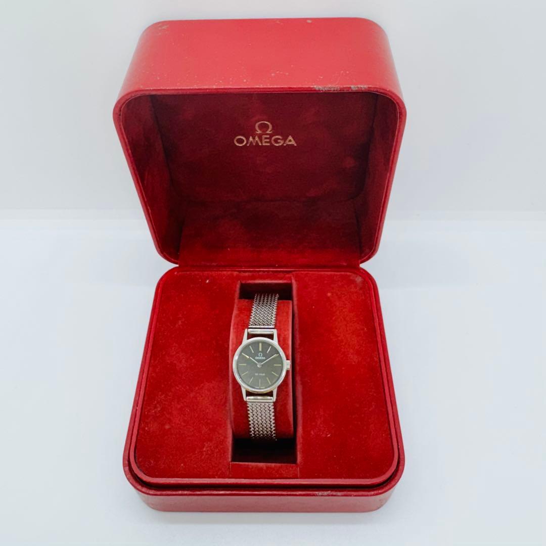 ✨OMEGA✨オメガ✨デビル✨ダークグレー文字盤✨ヴィンテージ✨腕時計✨ OMEGA 1960's De Ville Ladies Mens Unisex watch オメガ ヴィンテージ
