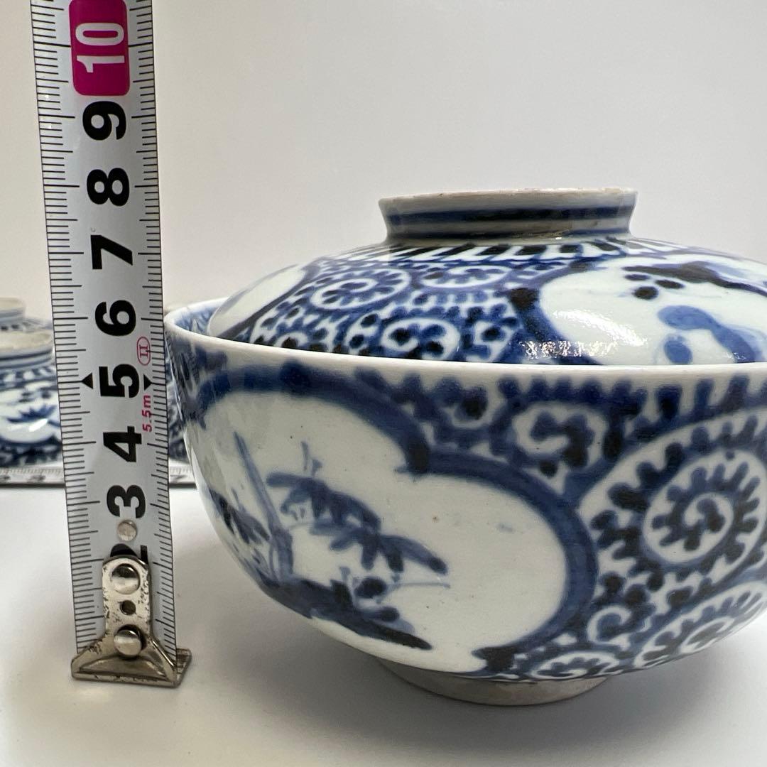 古伊万里 たこ唐草 ふた茶碗 口径11.5cm 東K8-0202③ - メルカリ