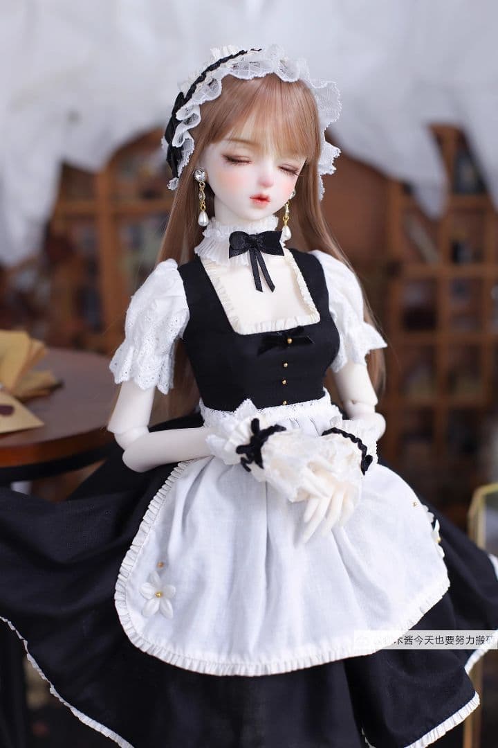 AX711 bjd 1/2 ドール 衣装 人形服 メイド服 ハンドメイド - メルカリ