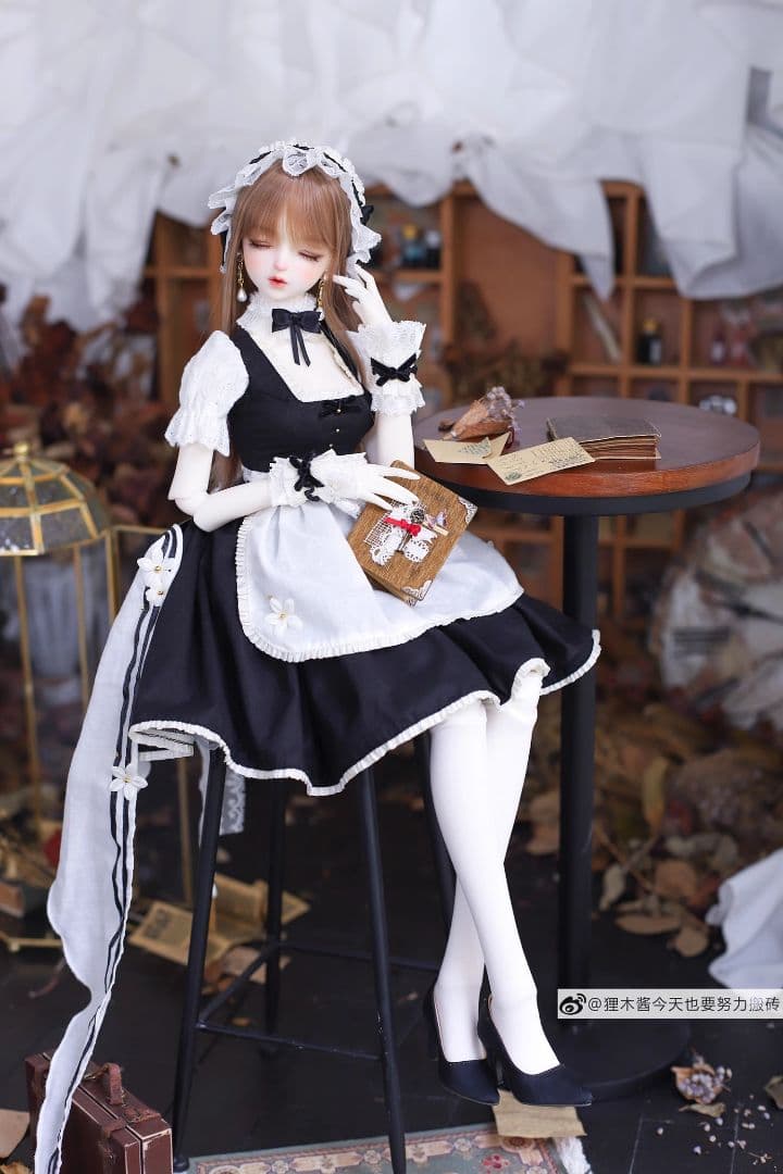 AX711 bjd 1/2 ドール 衣装 人形服 メイド服 ハンドメイド - メルカリ