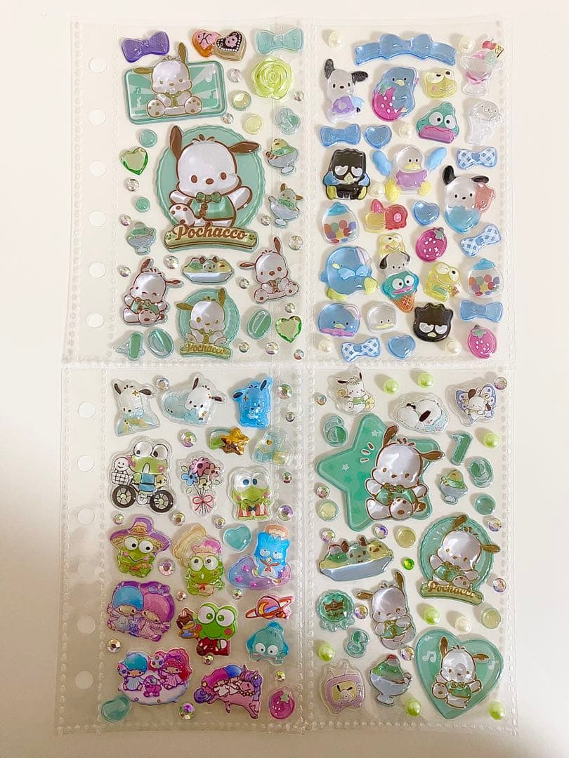 シール帳 完成品 ポチャッコ はぴだんぶい キキララ サンリオ - メルカリ
