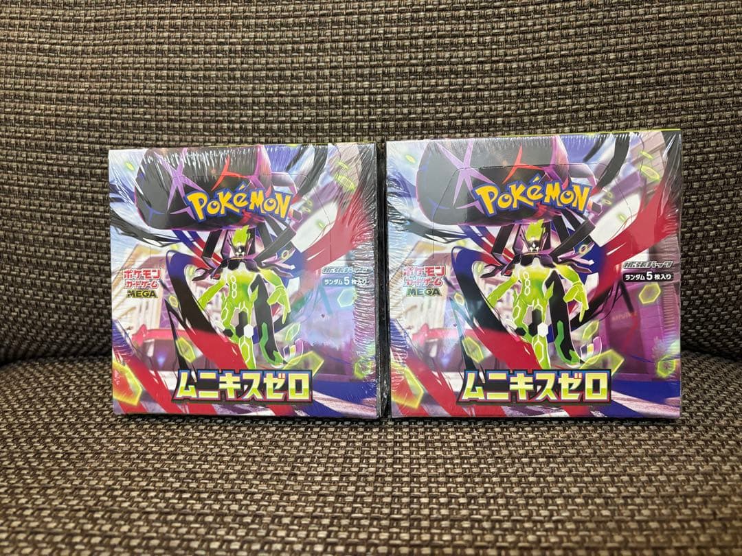 ポケモンカードゲーム ムニキスゼロ　シュリンク付き2BOX ポケモン カード ムニキスゼロ box 新品 未開封 シュリンク付き 2box
