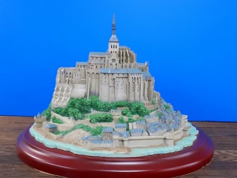 フランス モンサンミッシェル ジオラマ模型 超精密 リアル 世界遺産