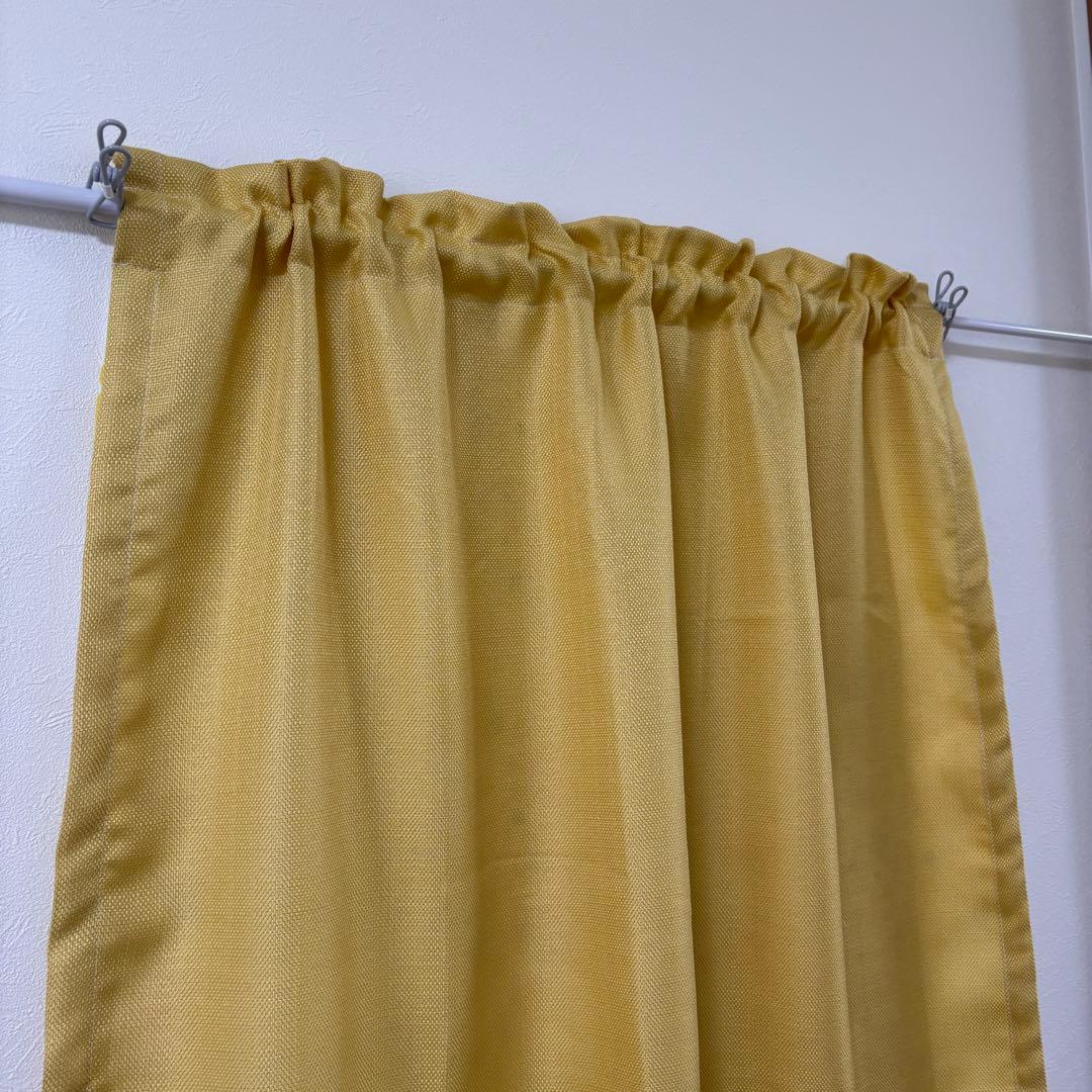 カモぶた様専用】二重カフェカーテン イエロー 北欧花柄レース ご案内