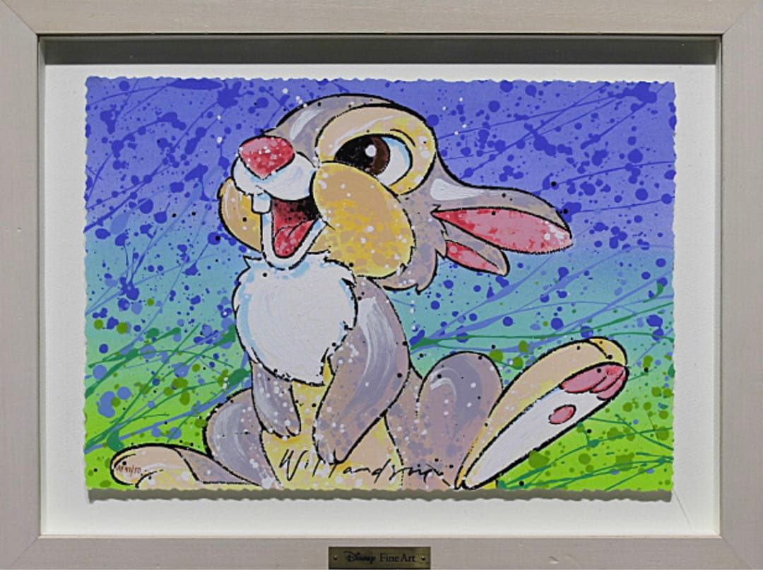 デビッドウィラードソン バンビ とんすけ ディズニー 版画 - メルカリ