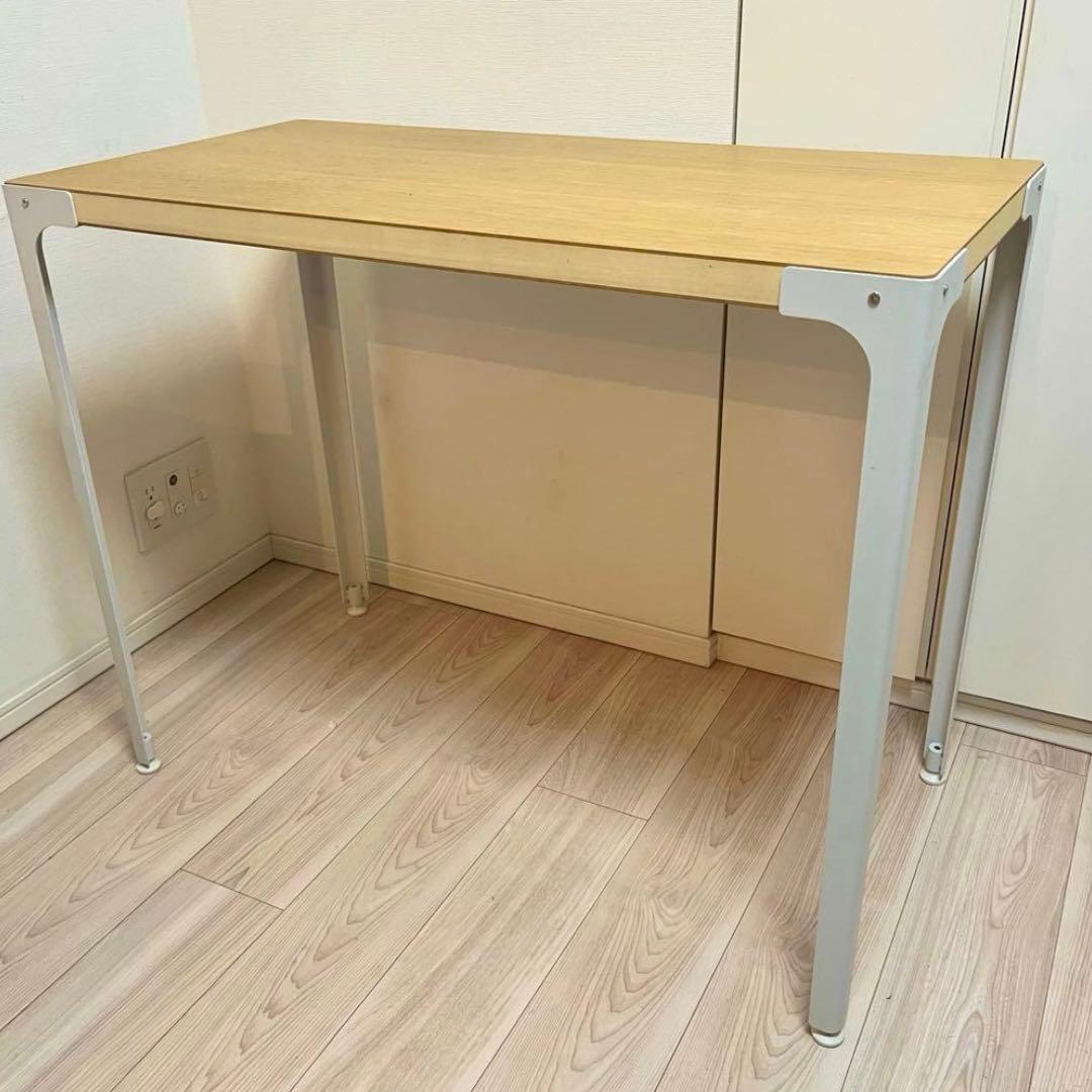 〔廃盤品〕無印良品 MUJI スチール脚木製デスク オーク材 港南台バーズ】/新商品「スチール脚木製デスク」｜ 無印良品