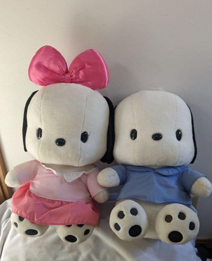 希少　非売品　ポチャッコ　ポチャミ　ぬいぐるみ　八千代銀行　着せ替え可能　レア ポチャッコ ポチャミ 八千代銀行 ぬいぐるみ 特大 ビッグ サンリオ