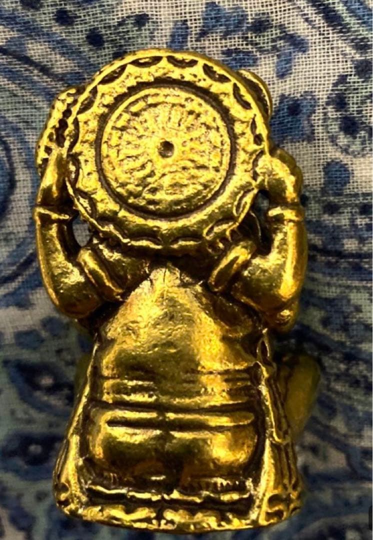 半端ない最強金運神！祈祷済み魂入り本場チベット製ガネーシャ 坐像
