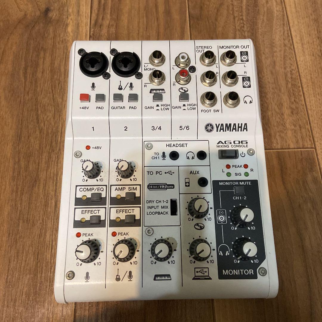 YAMAHA AG06 (ミキサー/オーディオインターフェイス) ジャンク品