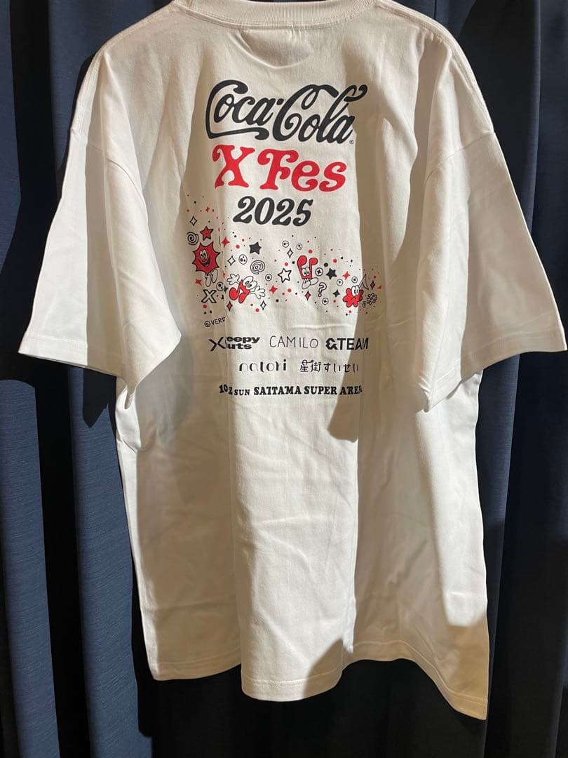 Coca-Cola Fes 2025 verdy アーティストTEE 白XXL - メルカリ