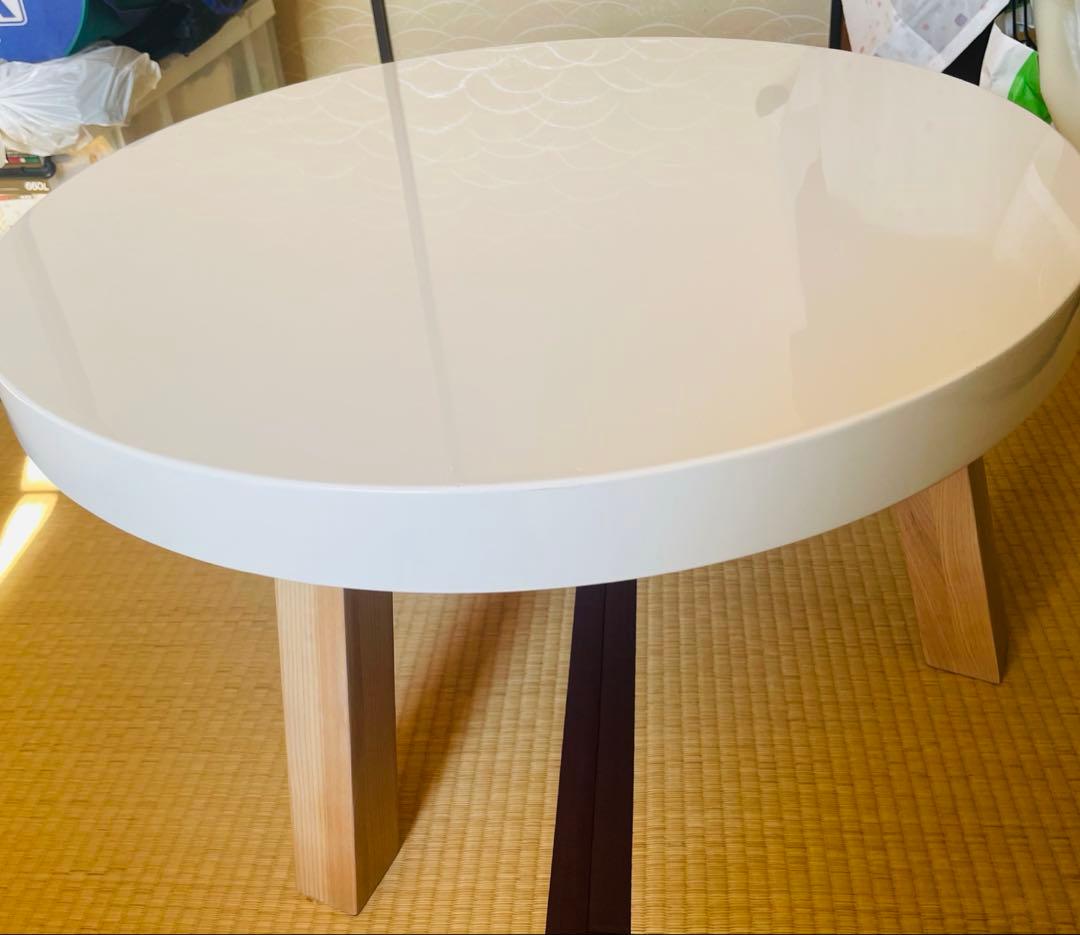 Francfranc 丸テーブル　85cm 楽天市場】Francfranc フランフラン ベル ダイニングテーブル 2