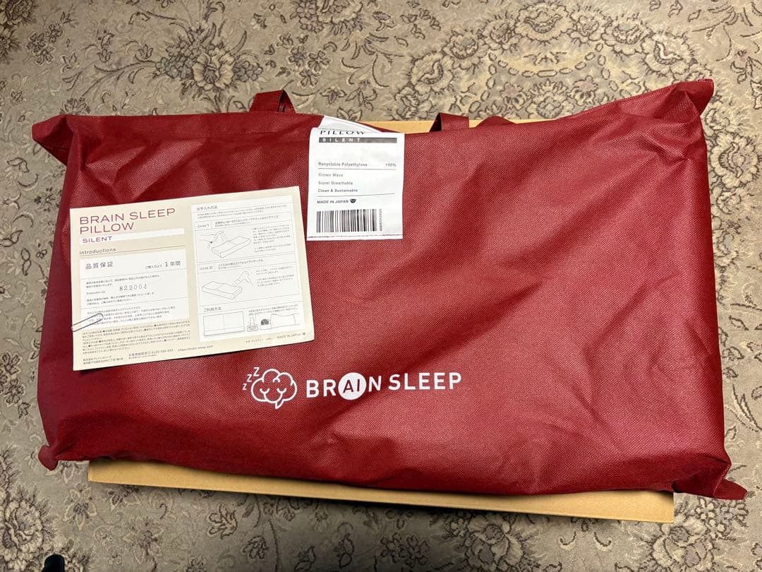 BRAINSLEEP PILLOW SILENTブレインスリープピローサイレント ブレインスリープ から新登場！うるさい夜を快適に。『横寝』に導く