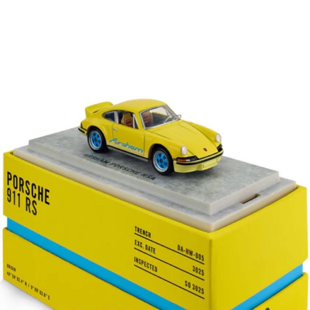Porsche 911 RS イエロー Daniel Arsham 限定モデル Hot Wheels x Daniel Arsham Collab: 1973 Porsche 911 RSA | Mattel