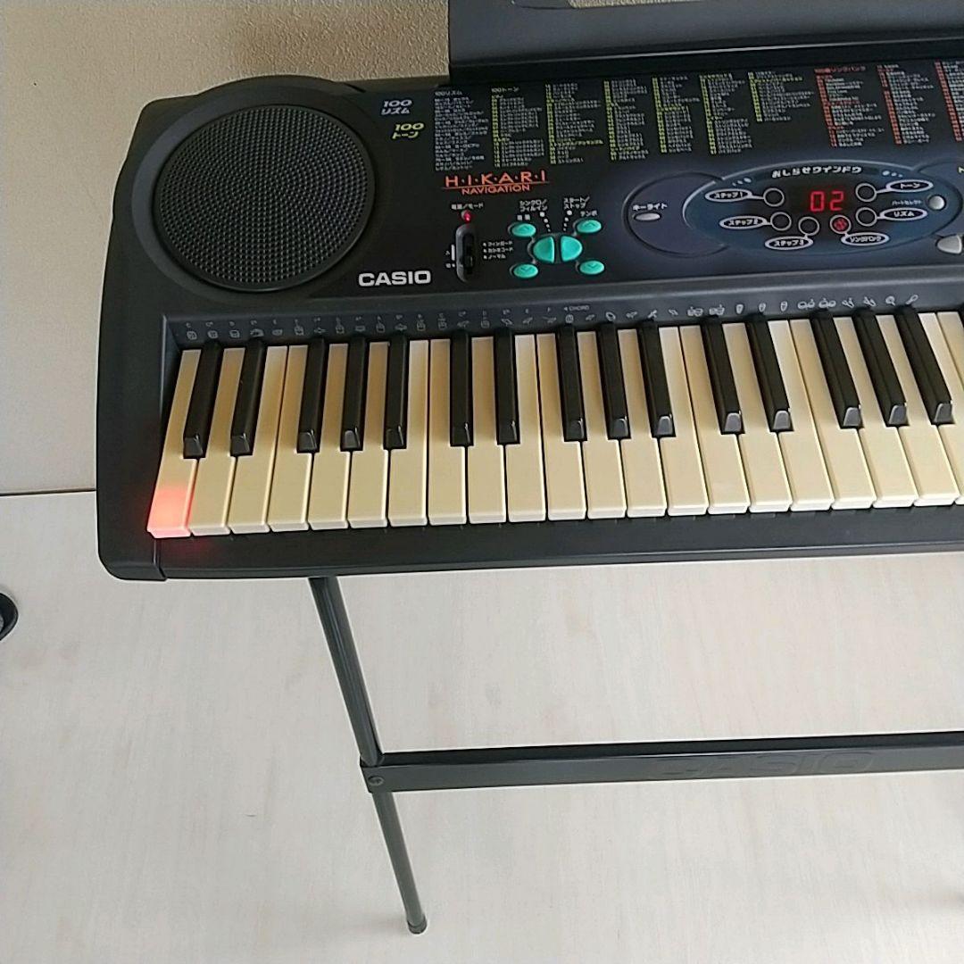 CASIO カシオ LK-35 キーボード 電子ピアノ スタンド 譜面台 他付き