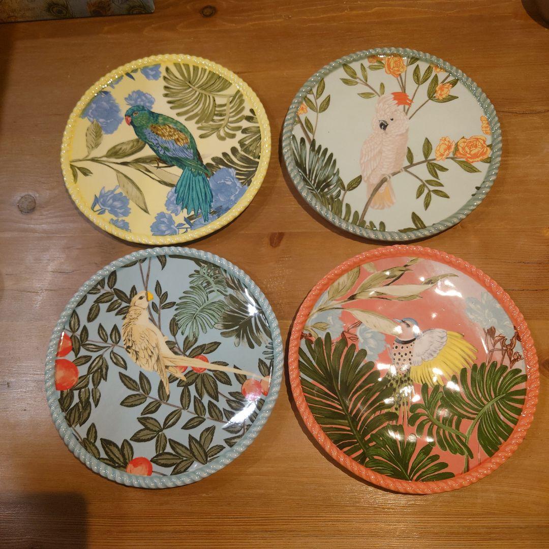 アンソロポロジー（Anthropologie）お皿4枚セット♡シノワズリ