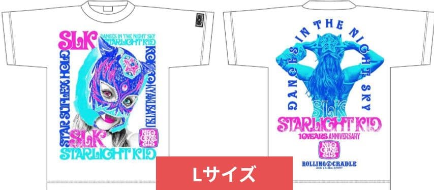 スターライトキッド デビュー10周年記念 Tシャツ Lサイズ スターダム