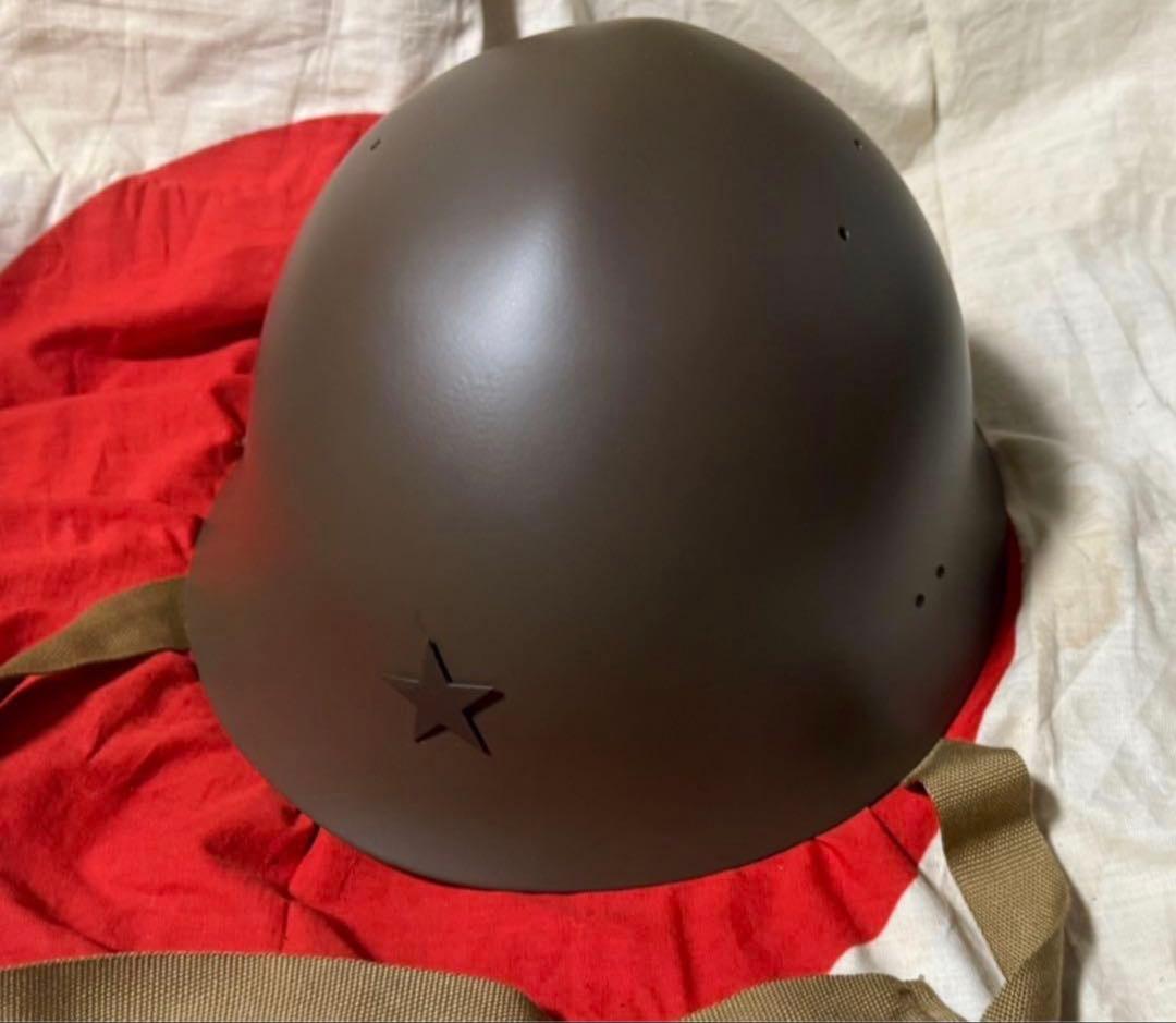A）帝国陸軍90式鉄兜（ヘルメットの複製品）コスプレ サバゲ 大日本