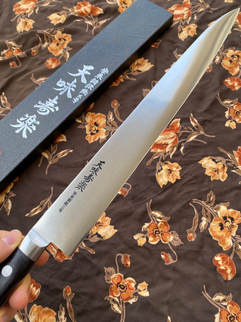 6本「 天味寿楽 」柳刃330mm 筋引 330mm 銀紙3号 - メルカリ