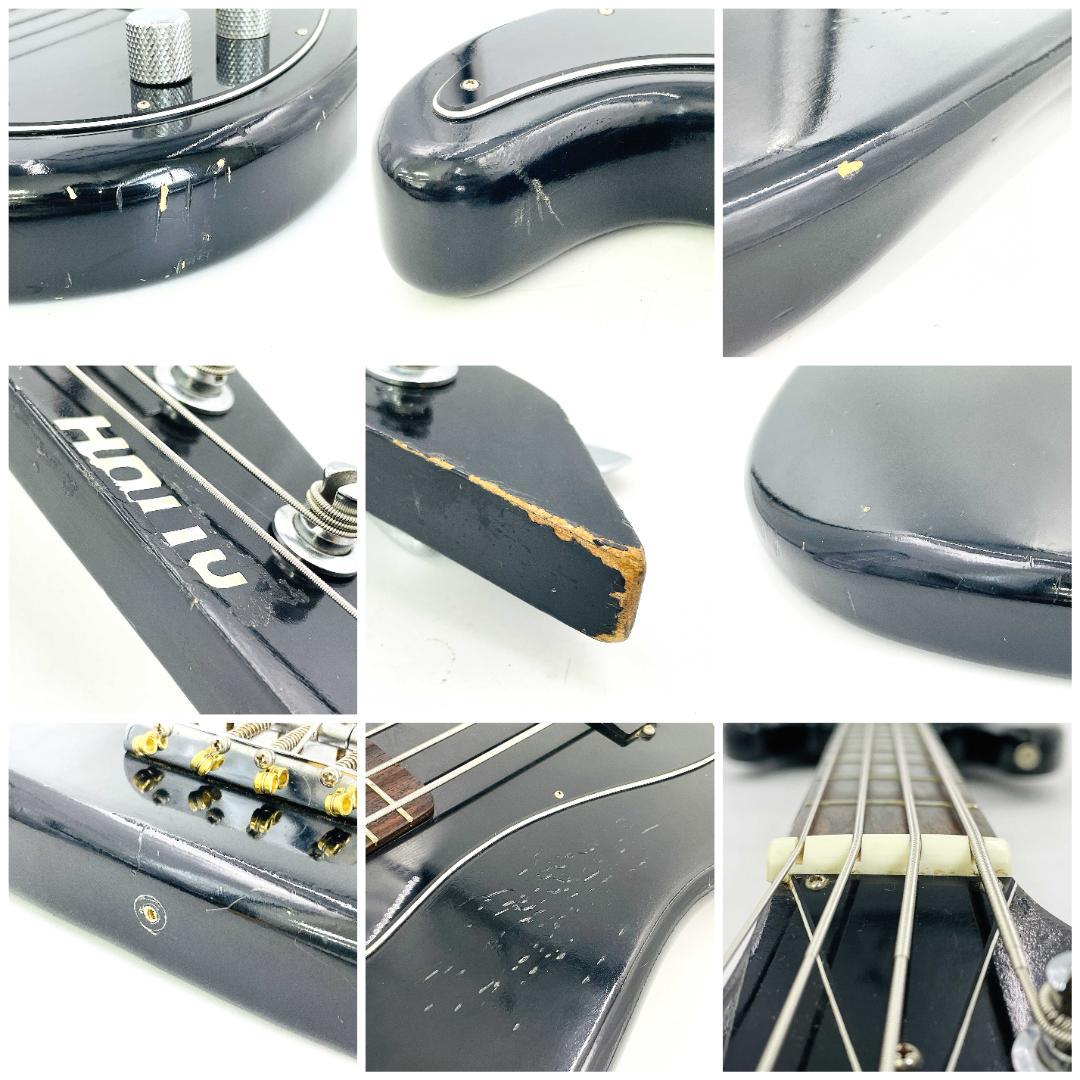 HALLY エレキベース ブラック 黒PG 70's 国産ビンテージ【整備品