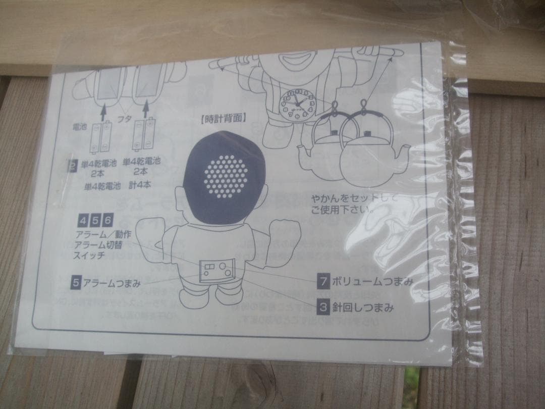 お値下げ伊藤園ミネラル麦茶懸賞景品☆鶴瓶・目覚まし時計・箱付き