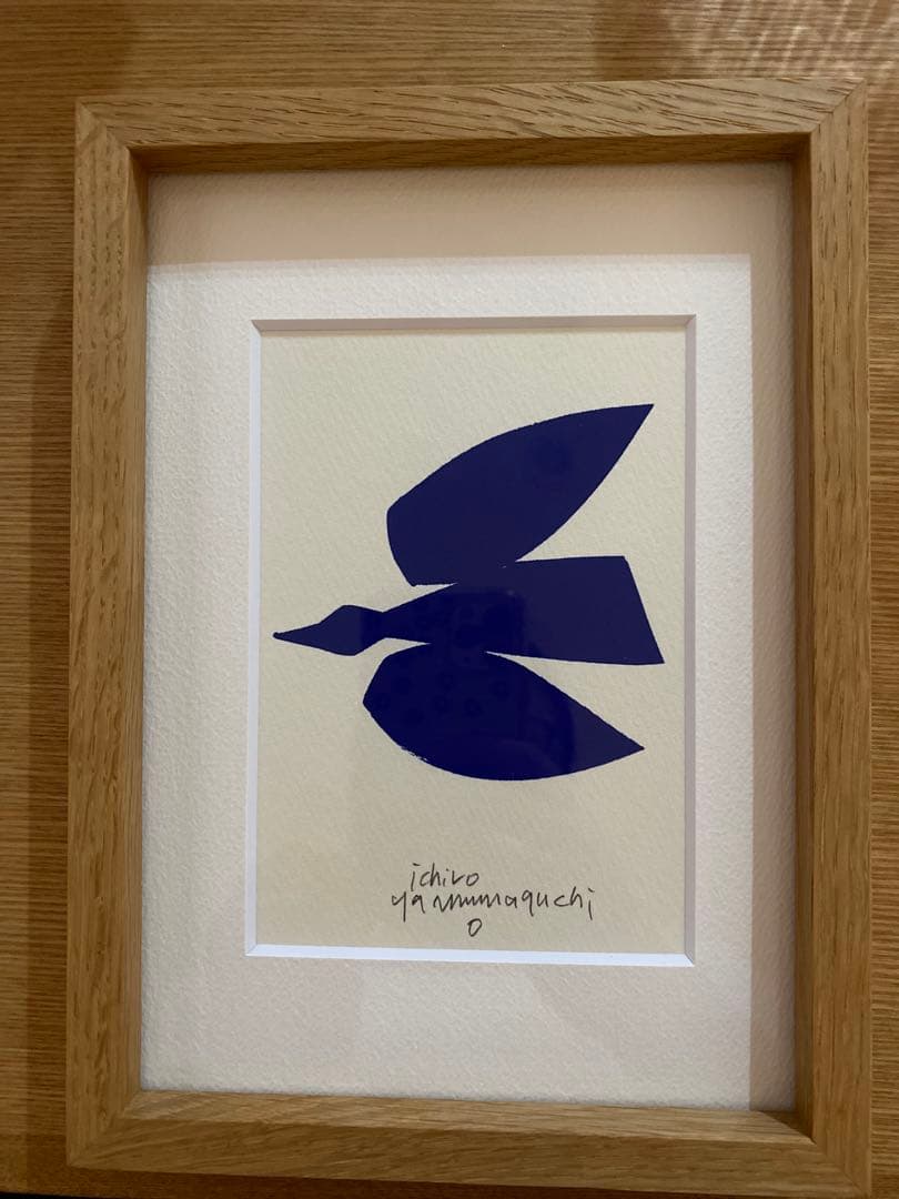 山口一郎　「Blue bird」ポストカードサイズ 定番品】山口一郎 「blue bird」｜ポスター｜IDEE SHOP Online