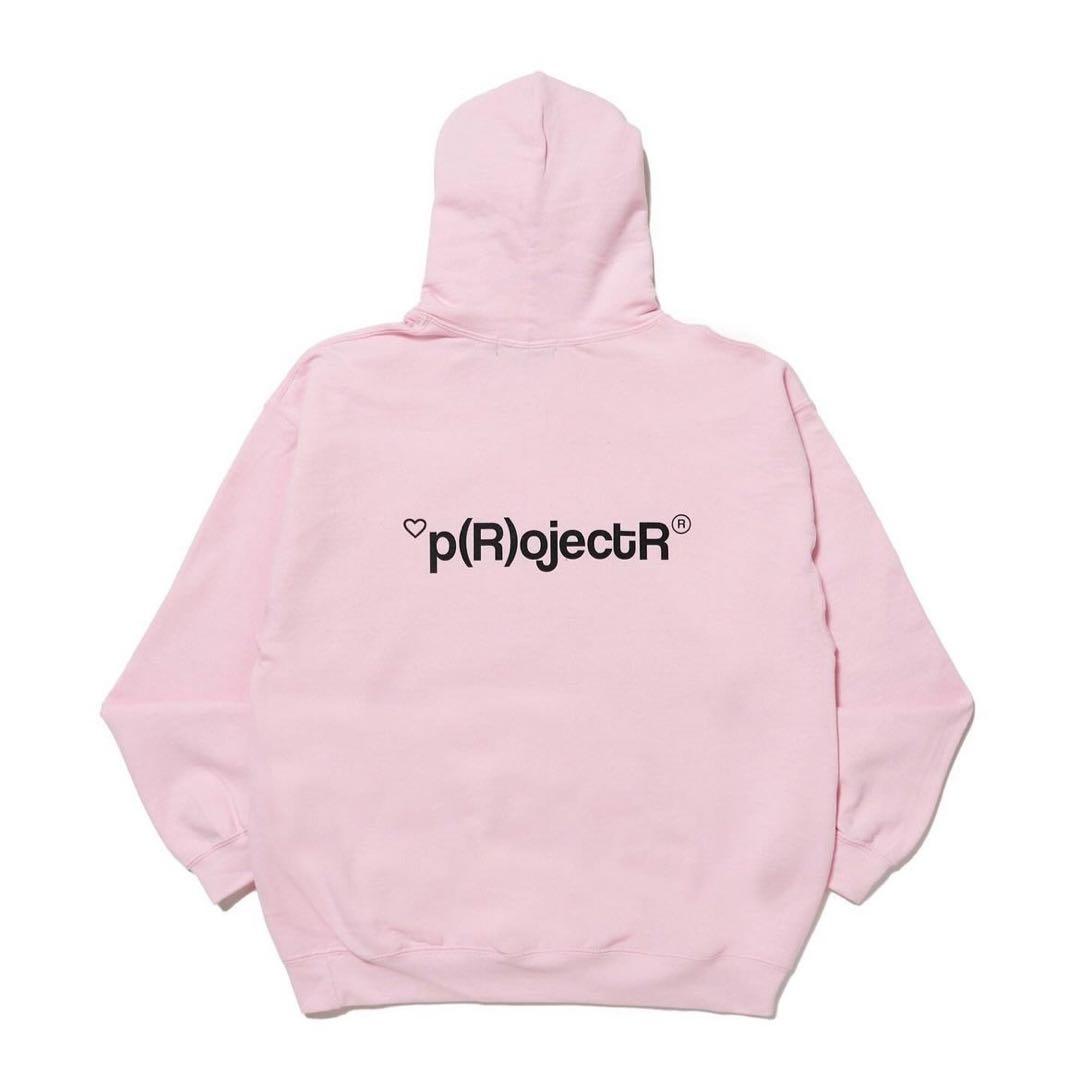 p(R)ojectR® Logo Valentine hoodie ピンク XL - メルカリ