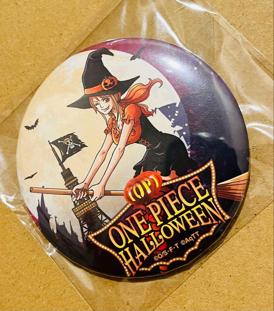 ワンピースタワー 缶バッジ ハロウィン 2016 限定 ナミ ロビン 輩 レア