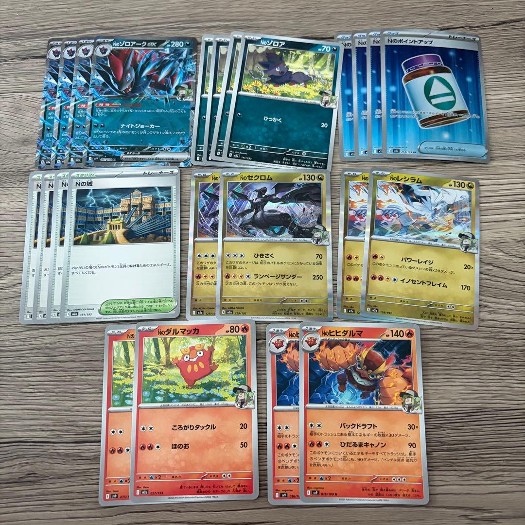 ポケモンカード メガドリームex Nのゾロアークexデッキパーツセット(SR