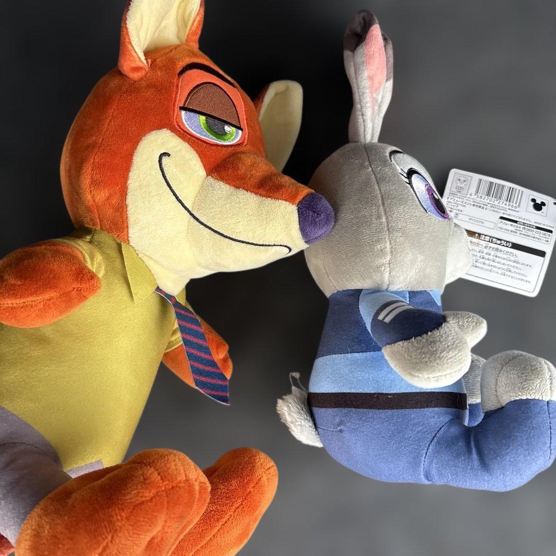 ニック・ワイルドとジュディ・ホップス ぬいぐるみセット - メルカリ